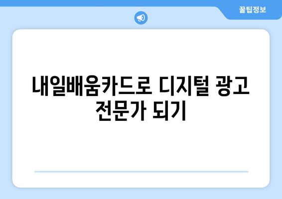 내일배움카드로 배우는 최신 디지털 광고 최적화