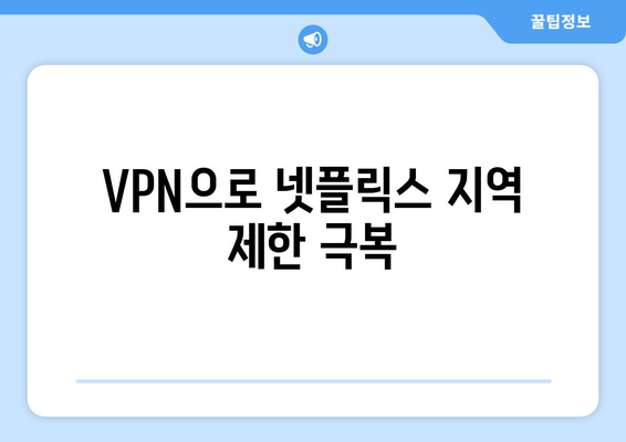 넷플릭스 VPN 추천: 해외 여행 시 필수 아이템