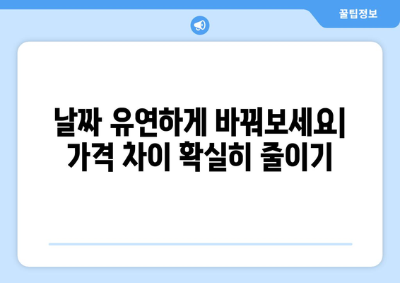 최저가 항공권 검색 팁, 초보자도 쉽게 싸게 예약하는 법