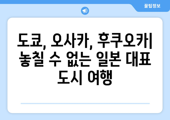 일본 여행지, 인기 명소부터 숨겨진 보석 같은 곳까지