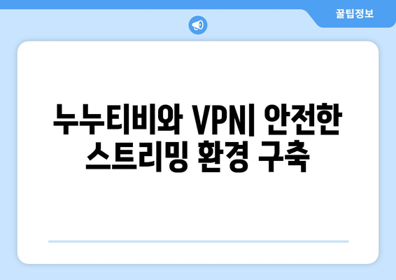 넷플릭스 VPN 누누티비 설정법, 안전하게 차단 해제하기