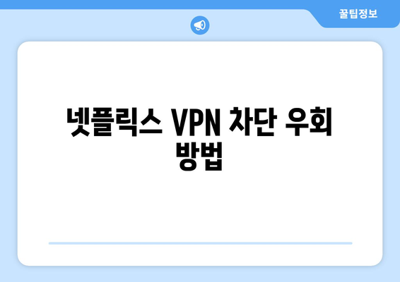 넷플릭스 VPN 무료로 사용하는 방법과 장단점