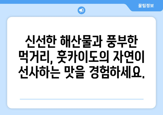 훗카이도 여행, 자연 속에서 진정한 힐링을