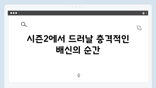 시즌2에서 공개될 충격적인 반전: 제작진이 예고한 3가지 핵심 포인트