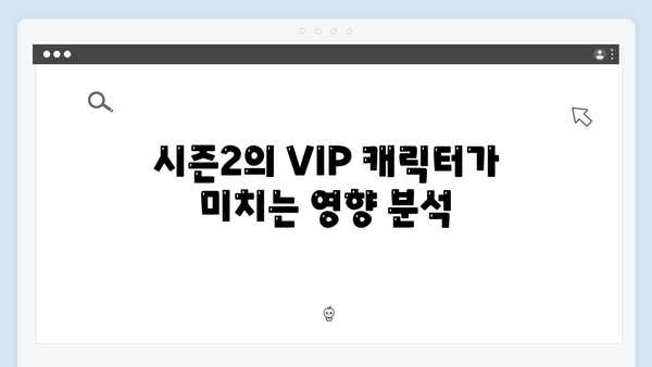 오징어게임 시즌2에서 등장할 새로운 VIP 캐릭터와 그들의 숨겨진 정체