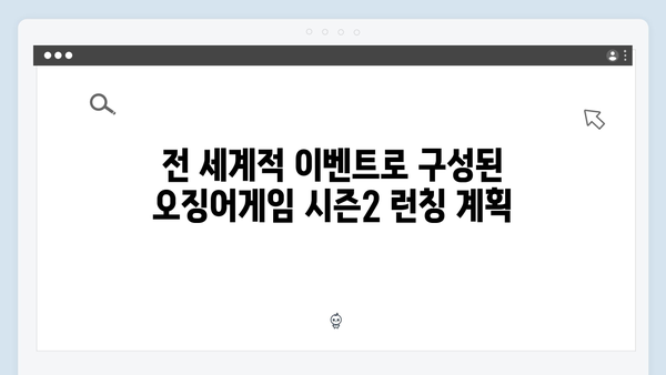 오징어게임 시즌2 마케팅 전략: 글로벌 규모의 프로모션 계획 공개