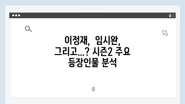 이정재부터 임시완까지: 오징어게임 시즌2 캐스팅으로 본 캐릭터 디자인 힌트