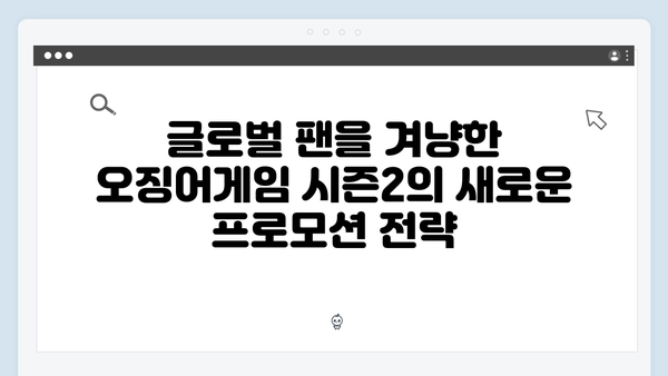 오징어게임 시즌2 마케팅 전략: 글로벌 규모의 프로모션 계획 공개