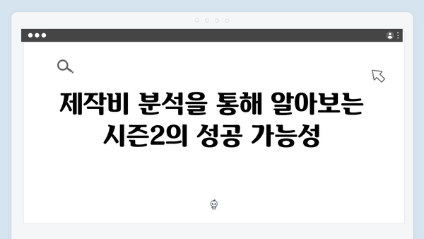 오징어게임 시즌2 제작비 분석: 대규모 투자의 내역과 기대효과