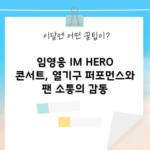 임영웅 IM HERO 콘서트, 열기구 퍼포먼스와 팬 소통의 감동