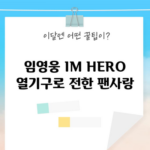 임영웅 IM HERO 열기구로 전한 팬사랑