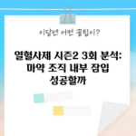 열혈사제 시즌2 3회 분석: 마약 조직 내부 잠입 성공할까