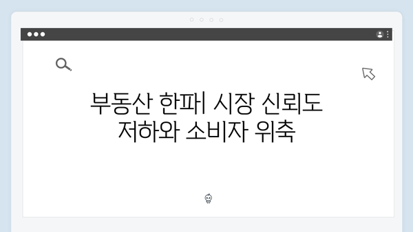 부동산 한파 속 거래량 급감! 올해 최저치 기록한 원인은?