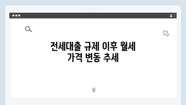 전세대출 규제 이후 월세화 가속화…서울 아파트 시장 현황은?