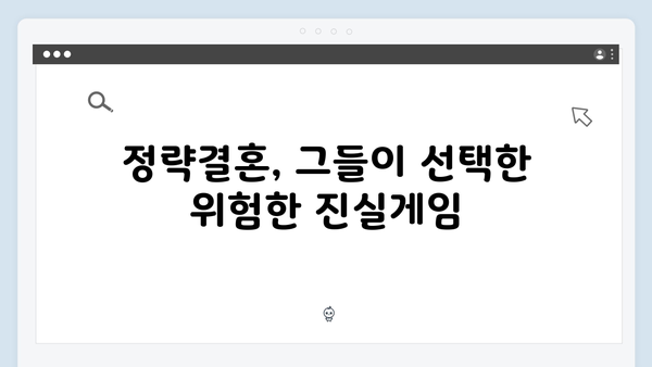 지금 거신 전화는 1회 하이라이트 - 정략결혼 부부의 위험한 진실게임