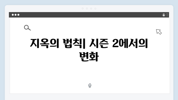 넷플릭스 지옥 시즌 2: 새진리회의 몰락과 새로운 세력의 등장