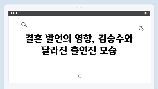 미운우리새끼 417화 완벽 리뷰 - 김승수의 충격적인 결혼 발언 그 후