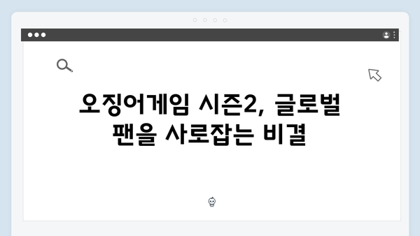 오징어게임 시즌2의 언어 장벽 극복 전략: 효과적인 자막과 더빙의 비밀