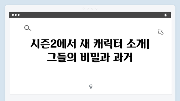 지옥 시즌2에서 더욱 복잡해질 인물 관계도: 새 캐릭터들의 역할