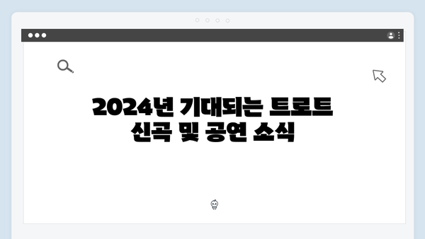 2024년 인기 트로트 모음: 임영웅, 장윤정, 김호중