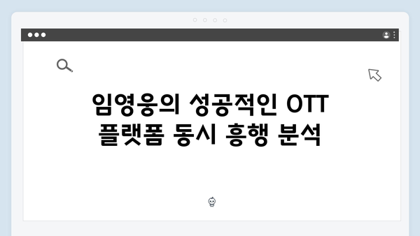 임영웅 In October, OTT 플랫폼 3사 동시 흥행 기록