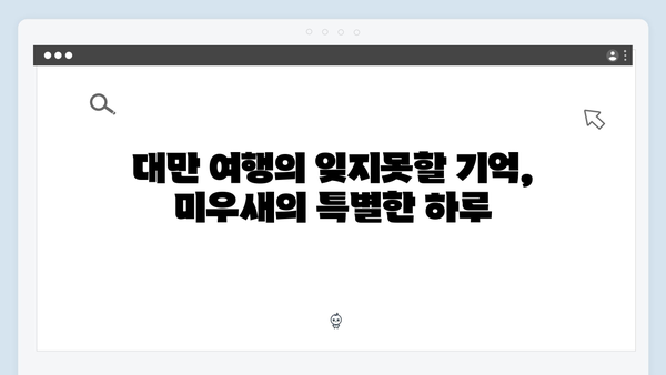 허경환 두꺼비 손 해프닝부터 김종국 스쿼트 레슨까지, 미우새 418회 대만 여행기