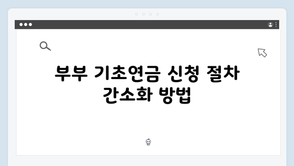 부부 기초연금 신청방법: 2024년 달라진 점 총정리