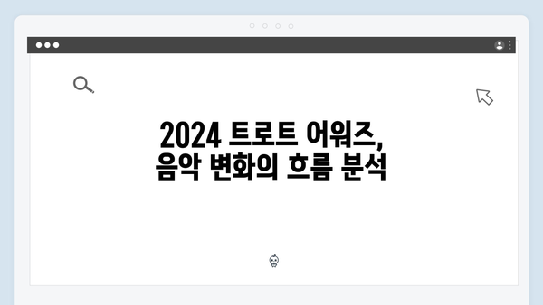 2024 트로트 어워즈 수상곡 BEST 모음집