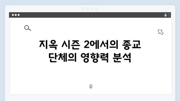 지옥 시즌 2에서 드러날 새로운 종교 단체의 비밀