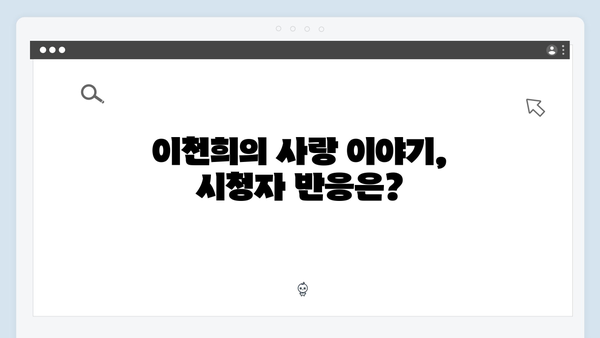 이천희 부부의 솔직한 결혼 이야기, 미운 우리 새끼 419화 리뷰