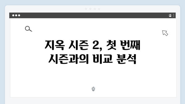 넷플릭스 지옥 시즌 2: 시청자 반응과 기대감 분석