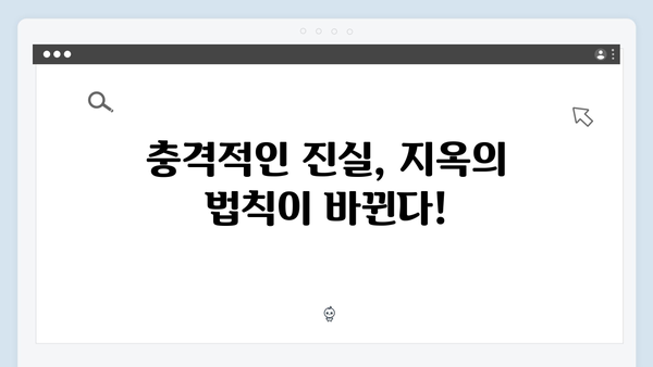 지옥행 고지의 비밀, 지옥 시즌2에서 밝혀질 충격적 진실