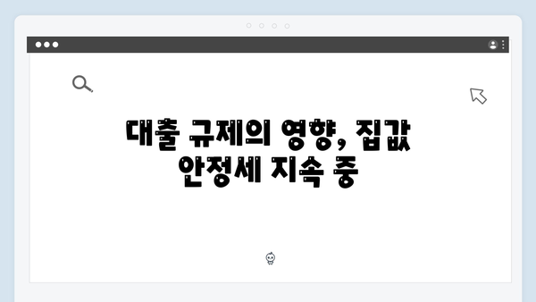 대출 규제로 집값 주춤…9.3억 아파트 한 달 만에 급등한 이유