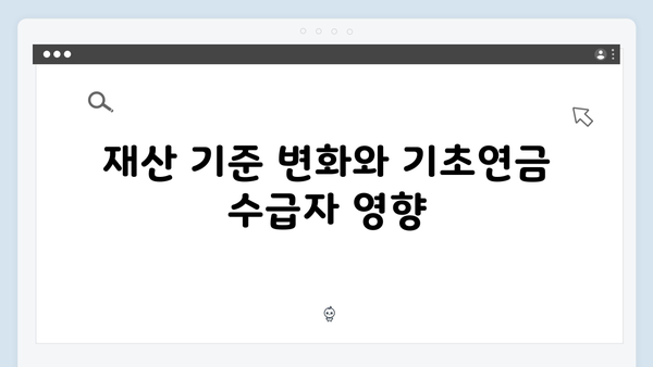 2024 기초연금 수급조건: 자동차부터 예금까지 재산기준