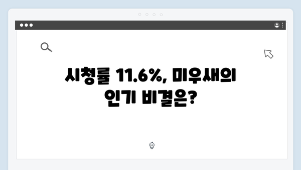 [미우새 412회] 개버지 패밀리의 大환장 犬캉스 대공개 - 시청률 11.6% 기록