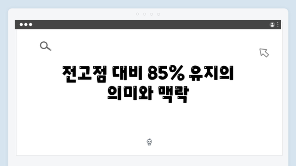 서울 집값 전고점 대비 85% 유지…내년 하락 가능성은?