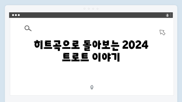 신나는 트로트 댄스곡 메들리 - 2024 상반기 히트곡