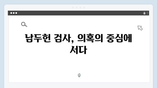 열혈사제 시즌2 2화: 남두헌 검사의 수상한 행보