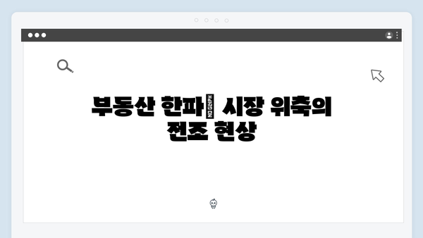 부동산 한파 속 9월 거래량 급감! 올해 최저치 기록한 이유는?