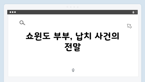 납치 사건으로 시작된 쇼윈도 부부의 이야기 지금 거신 전화는 첫방송