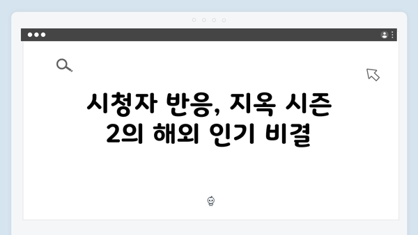 넷플릭스 지옥 시즌 2: 글로벌 시청자를 사로잡을 한국적 공포