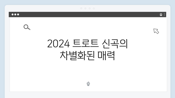 2024 트로트 신곡 모음 - 임영웅부터 홍지윤까지 히트곡 분석