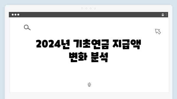 2024년 개정 기초연금: 달라진 점 총정리