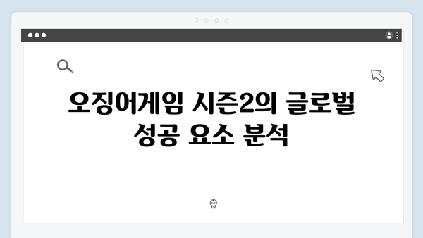 넷플릭스 오징어게임 시즌2, 글로벌 마케팅 전략과 현지화 노하우