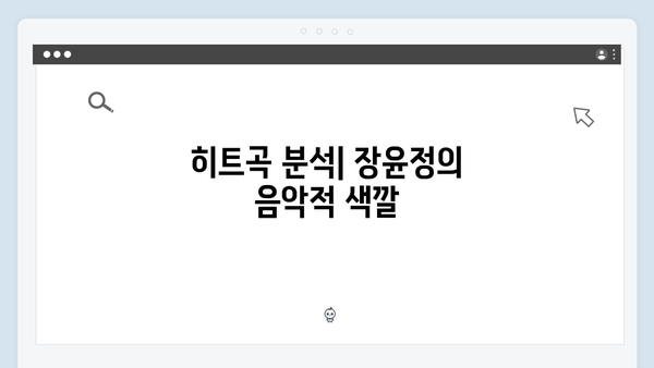 장윤정의 히트곡 메들리: 2024년 필청 리스트