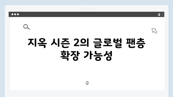 지옥 시즌 2에서 펼쳐질 국제적 반응과 영향력