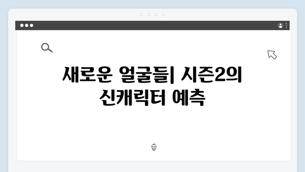 오징어게임 시즌2 캐릭터 디자인 변화 예측: 기존 캐릭터의 귀환과 새로운 얼굴들