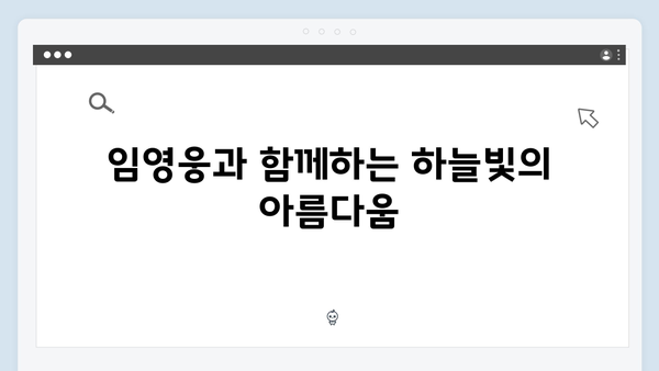 임영웅 IM HERO 하늘빛 물결의 향연