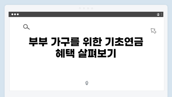 2024 기초연금 수령액 완벽가이드: 단독/부부가구별 상세안내