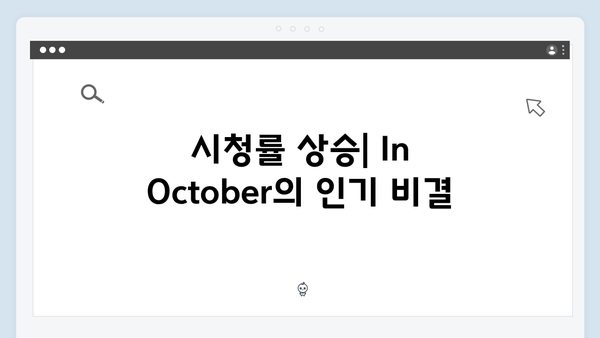 임영웅 첫 연기 도전작 In October 시청자 반응과 평가